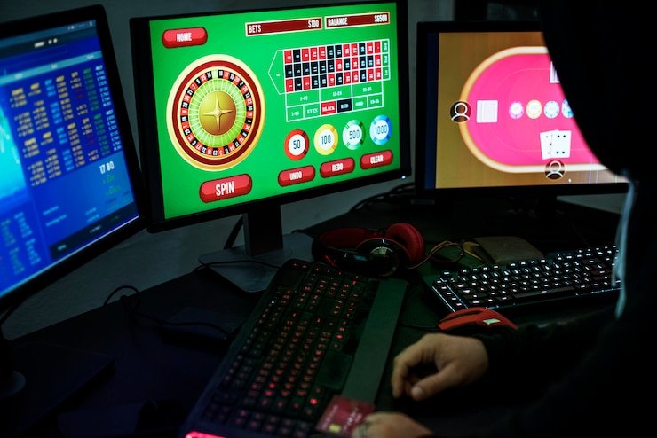 raja77.com slot mobile app interface showing live table access and payment methods