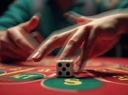 Live dealer table and sports betting markets displayed on mobile phone screen